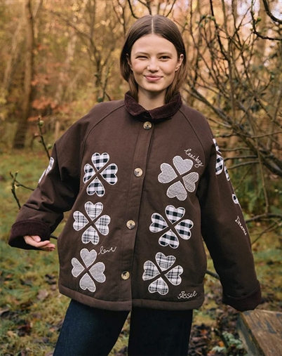 Sissel Edelbo - Lillibeth Jacke - Checked Brown